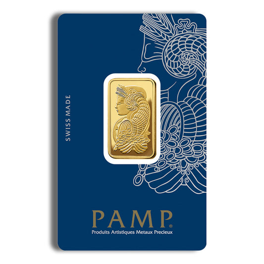 1/2 oz Gold Bar - PAMP Fortuna (Carded)