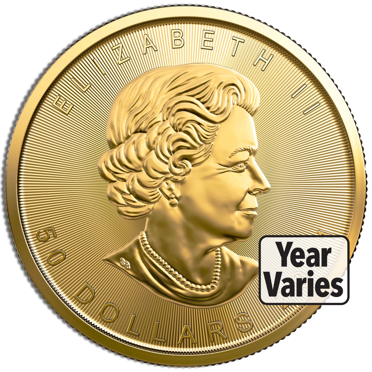 1 oz .9999 Gold Maple Leaf (Year Varies)