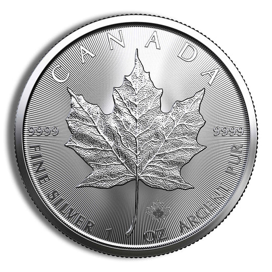 1 oz Canadian Silver Maple Leaf - Sealed Box (Year Varies)