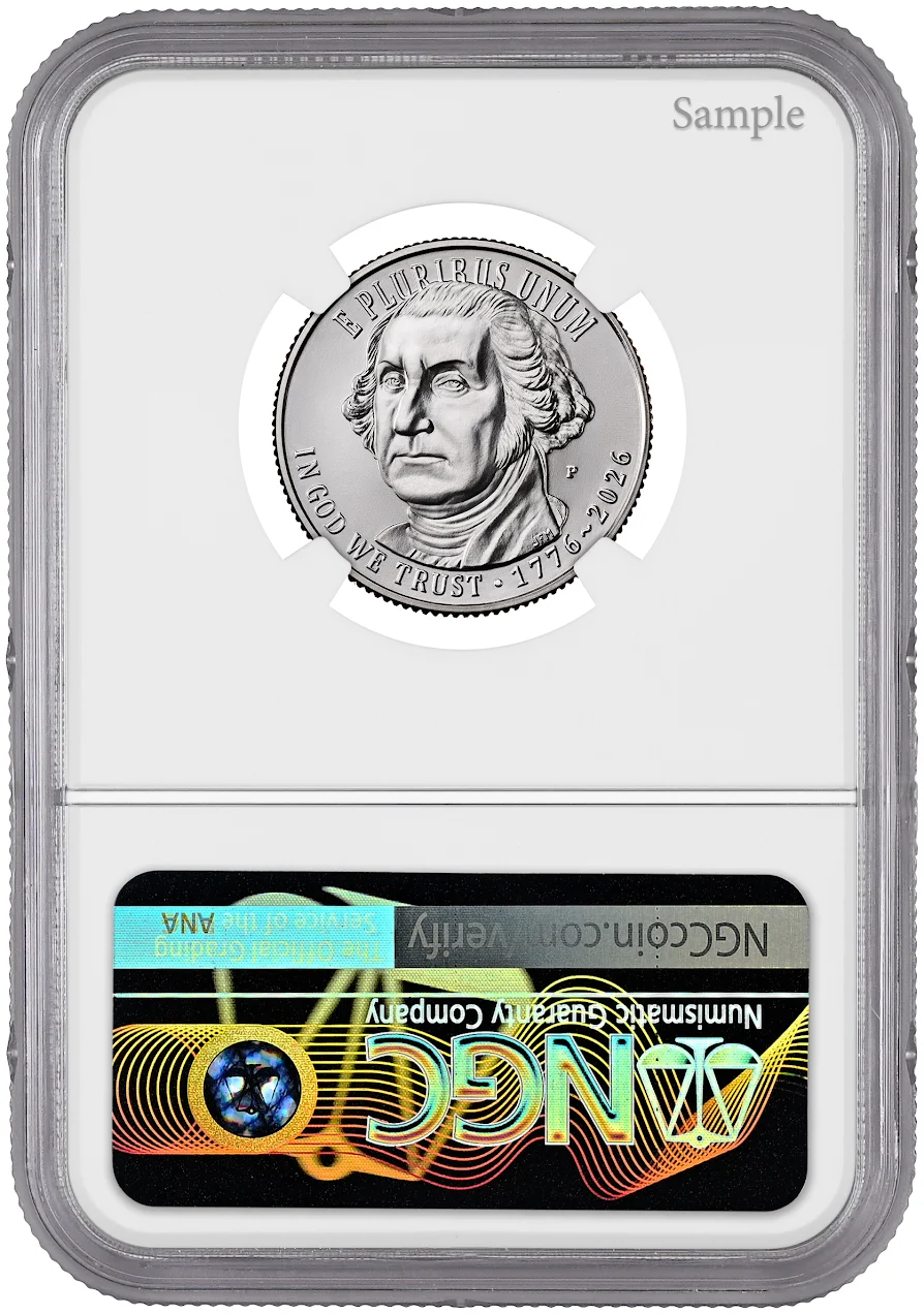 2026 U.S. Semiquincentennial Quarter Certified Uncirculated Slab – America 250 Collectible