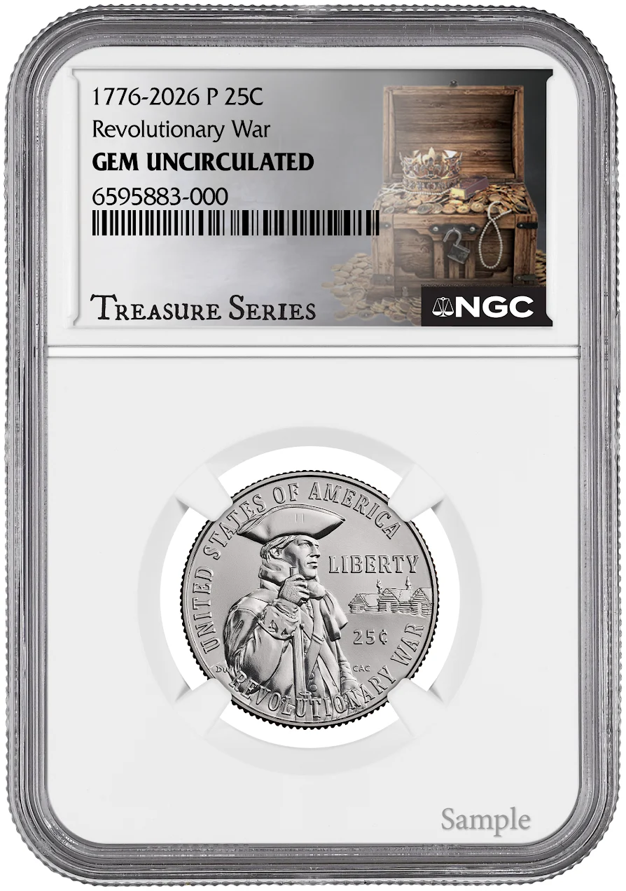 2026 U.S. Semiquincentennial Quarter Certified Uncirculated Slab – America 250 Collectible