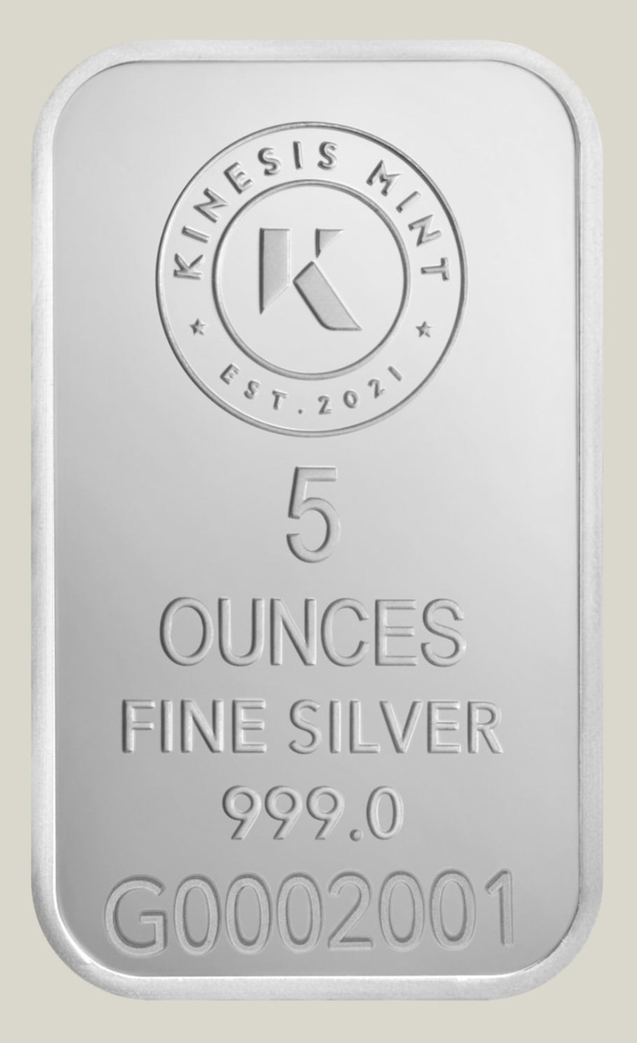 5oz Kinesis Themis Silver Bar 2022