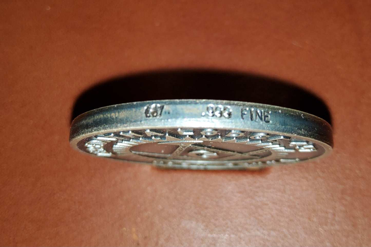 Masonic Coin .79 ozt .999 silver