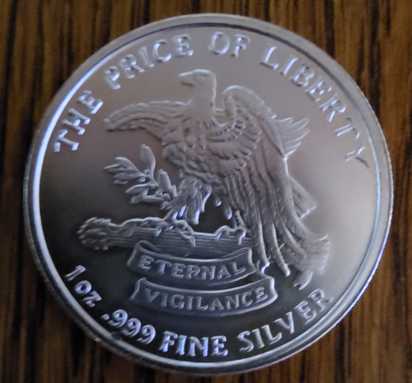 Don't tread on me 1 ozt .999 silver round last one