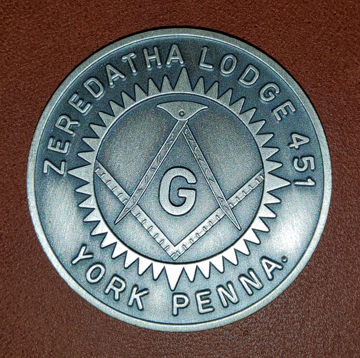 Masonic Coin .79 ozt .999 silver