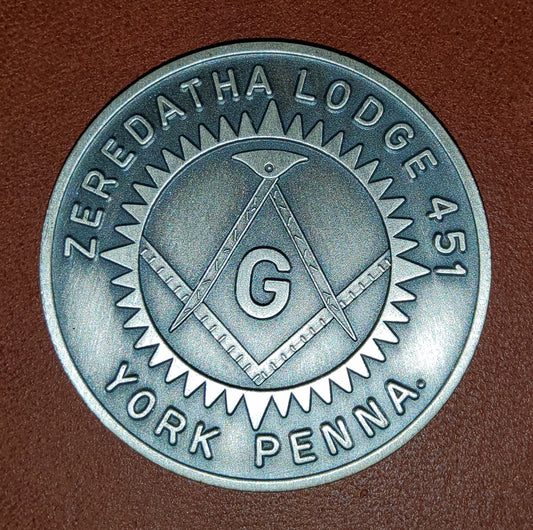 Masonic Coin .79 ozt .999 silver