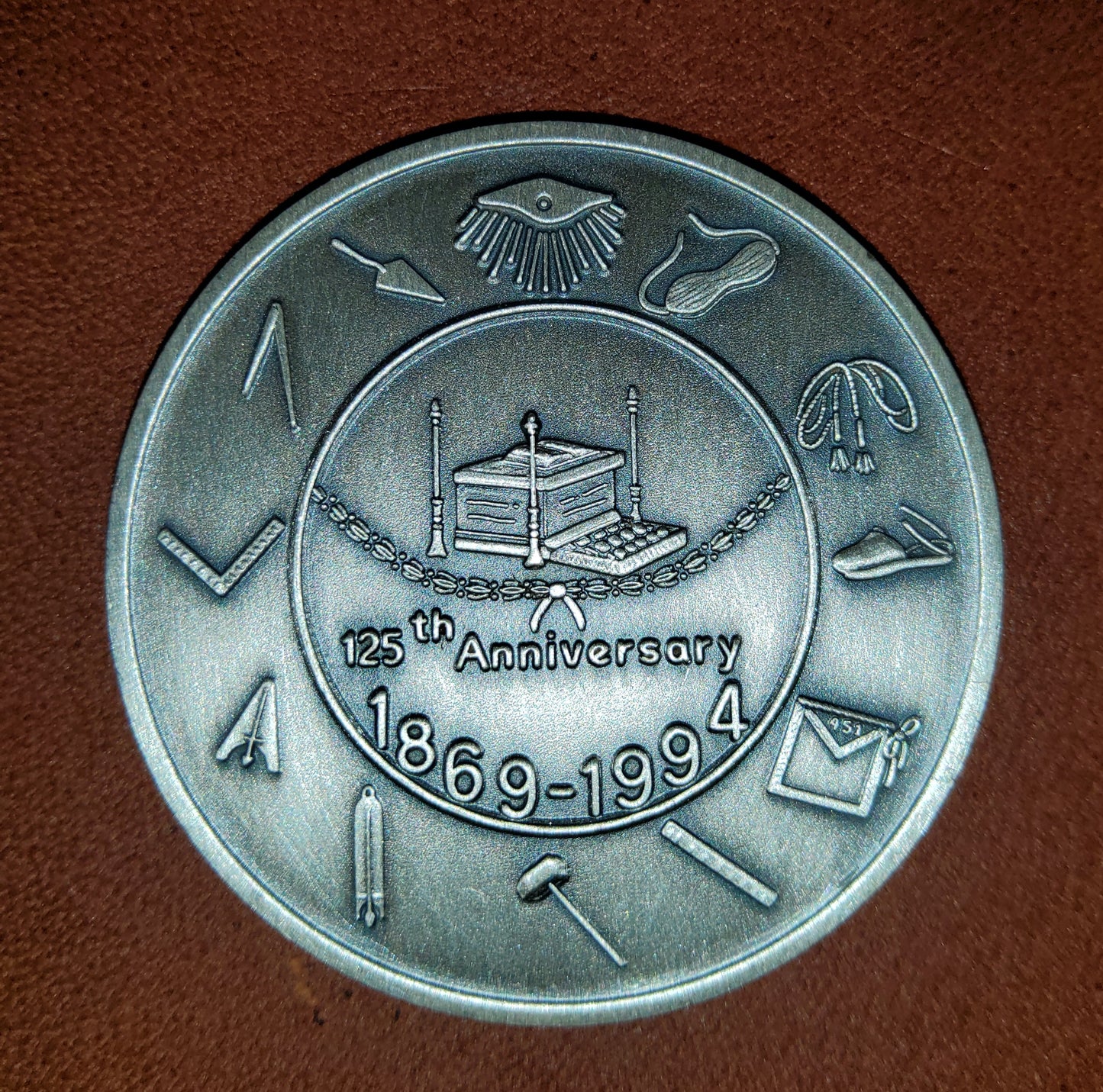 Masonic Coin .79 ozt .999 silver