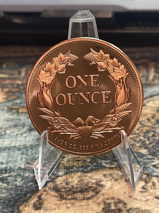 1856 Flying Eagle 1 oz .999 Fine Copper Round
